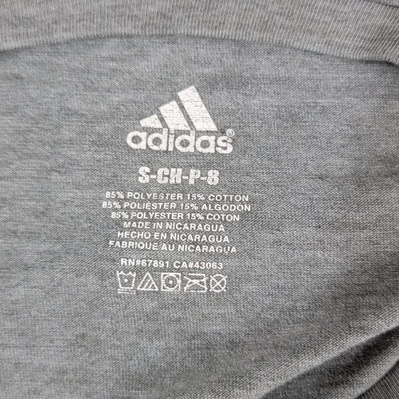 ADIDAS Oklahoma University Sooners Short Sleeve Soft T shirt Booner Sooner - Picture 12 of 13